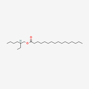 ETHYLHEXYL PALMITATE Chemical structure