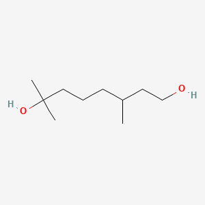 HYDROXYCITRONELLOL Chemical structure