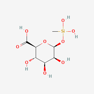 METHYLSILANOL MANNURONATE Chemical structure