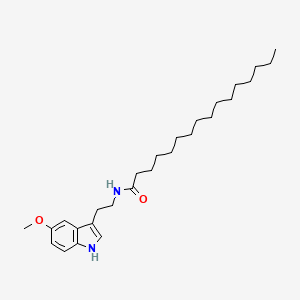 PALMITOYL METHOXYTRYPTAMINE Chemical structure