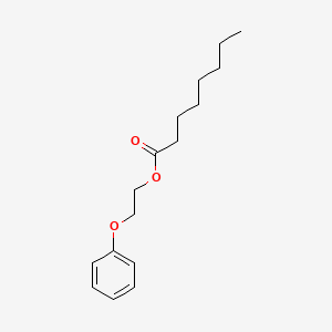 PHENOXYETHYL CAPRYLATE Chemical structure