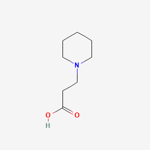 PIPERIDINEPROPIONIC ACID Chemical structure