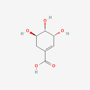 SHIKIMIC ACID Chemical structure