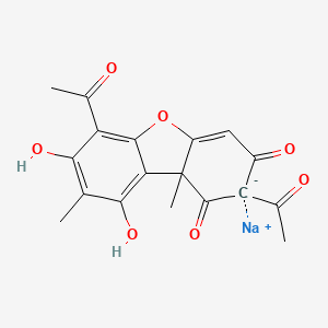 SODIUM USNATE Chemical structure
