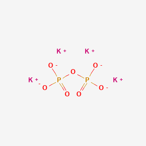 TETRAPOTASSIUM PYROPHOSPHATE Chemical structure