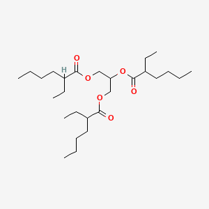 TRIETHYLHEXANOIN Chemical structure