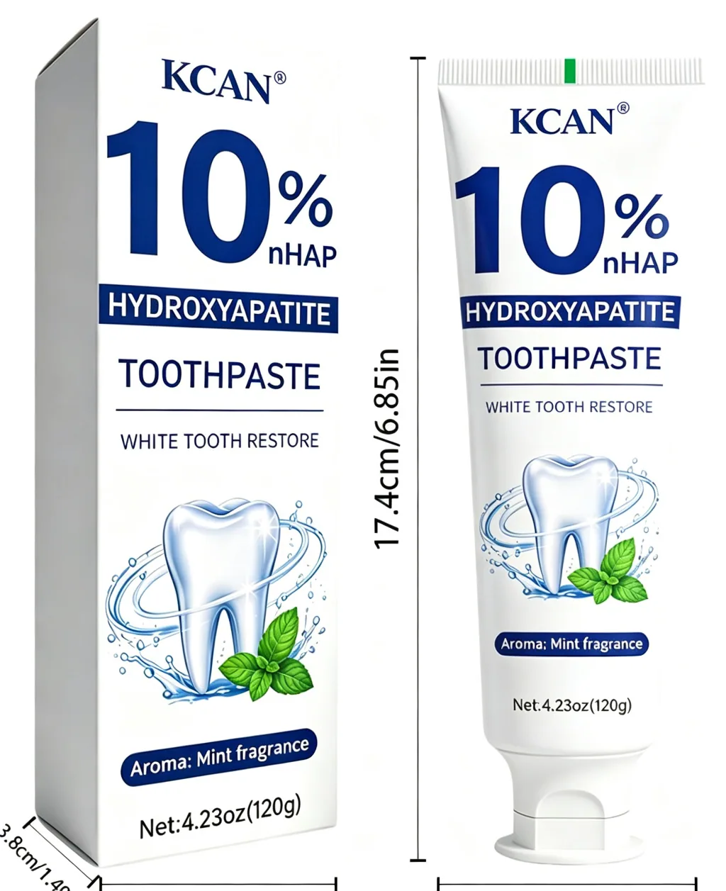10% Hydroxyapatite Toothpaste 120g (Type 1)