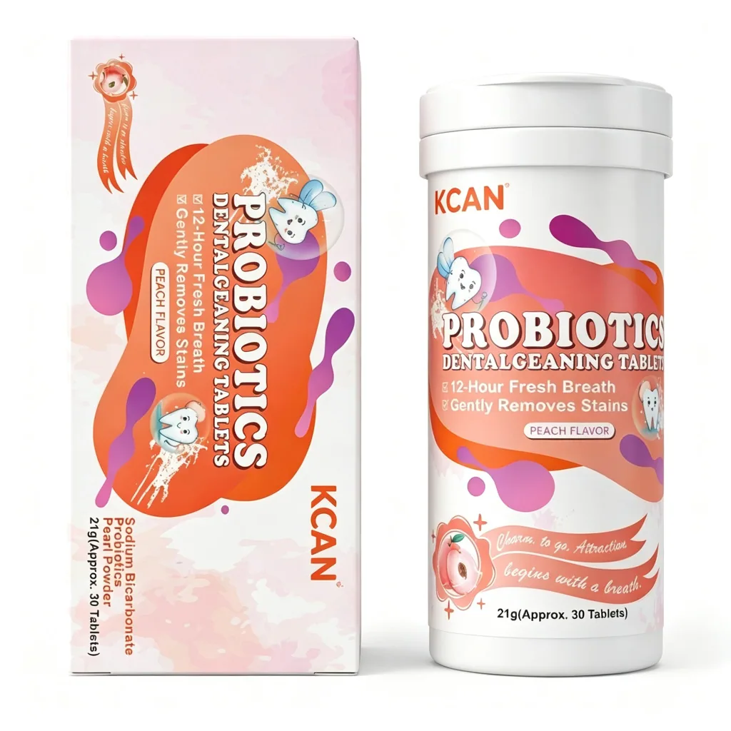 Probiotic Dental Cleaning Tabs (Peach Flavor) 21g*30